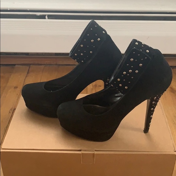 Studded platform heels - Picture 4 of 6